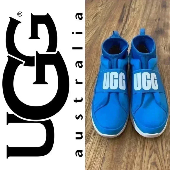 BNWOT UGG neutra blue sneakers size  8 - Picture 1 of 5
